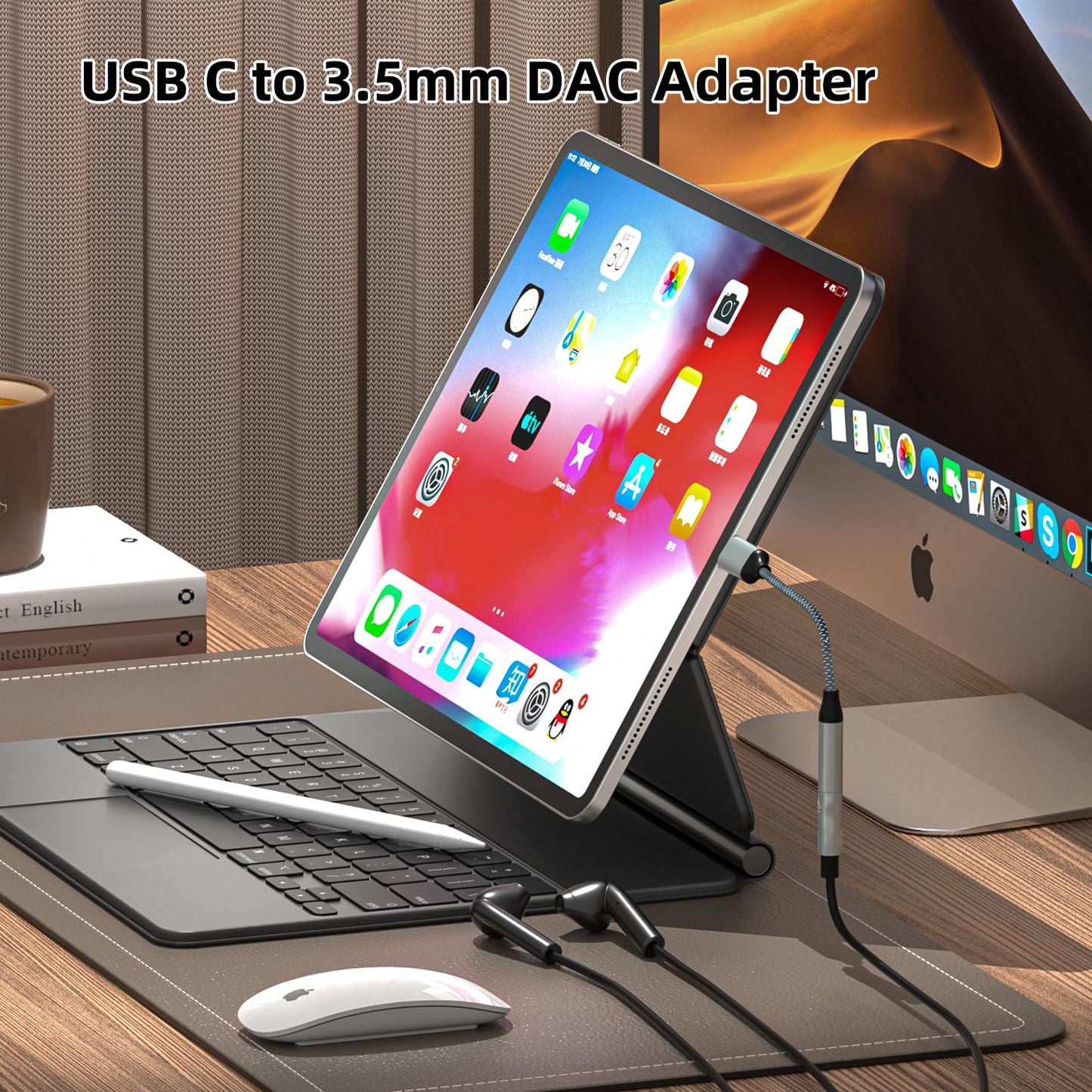 TIPSEAN USB C to 3.5mm Headphone Jack Adapter(2 Pack), USB-C to Aux Audio Dongle Cable for iPhone 17 Pro Max/17 Pro, 16/15 Pro Max, 16/15 Pro, Galaxy…