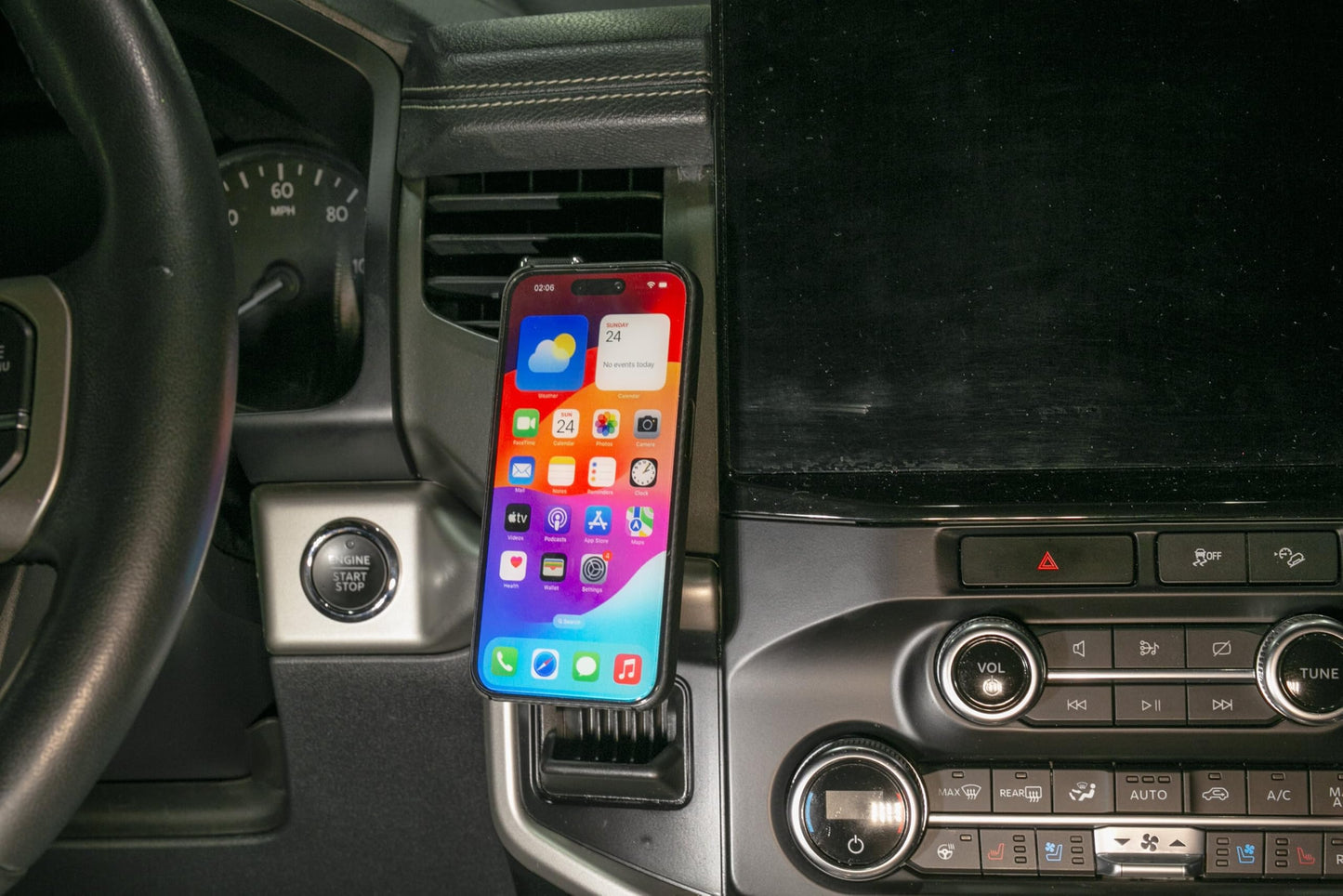 Course Motorsports Direct Fit Phone Mount - Ford Expedition (2022-2024) - Left - Magnetic - Compatible with MagSafe