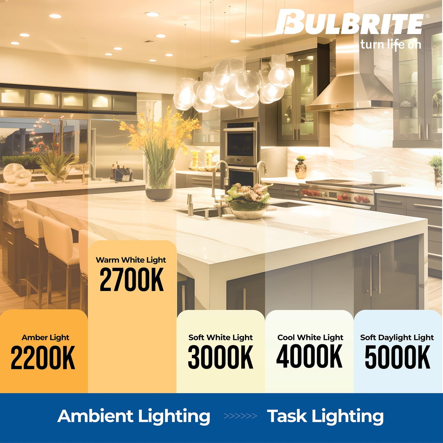 Bulbrite LED T6 Filament Light Bulb, E12 Candelabra Base, 2700k Color Temp Warm Light, 450 Lumens Uses Only 4.5 Watts - (4 Pack)