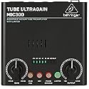 Behringer Tube ULTRAGAIN MIC300 Audiophile Vacuum Tube Preamplifier with Limiter
