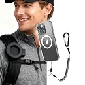 EZHIZHEYU Magnetic Cellphone Holder for Backpack Strap and Shoulder Strap,Use As Hiking/Climbing/Outdoor Phone Holder and Ensures Your Phone is Safe