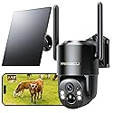 MISECU 4G LTE Cellular Security Camera, 2.5K Solar Outdoor Cam Wireless Without WiFi Needed, 360° PTZ Live View Off Grid Camera, AI Motion Detection