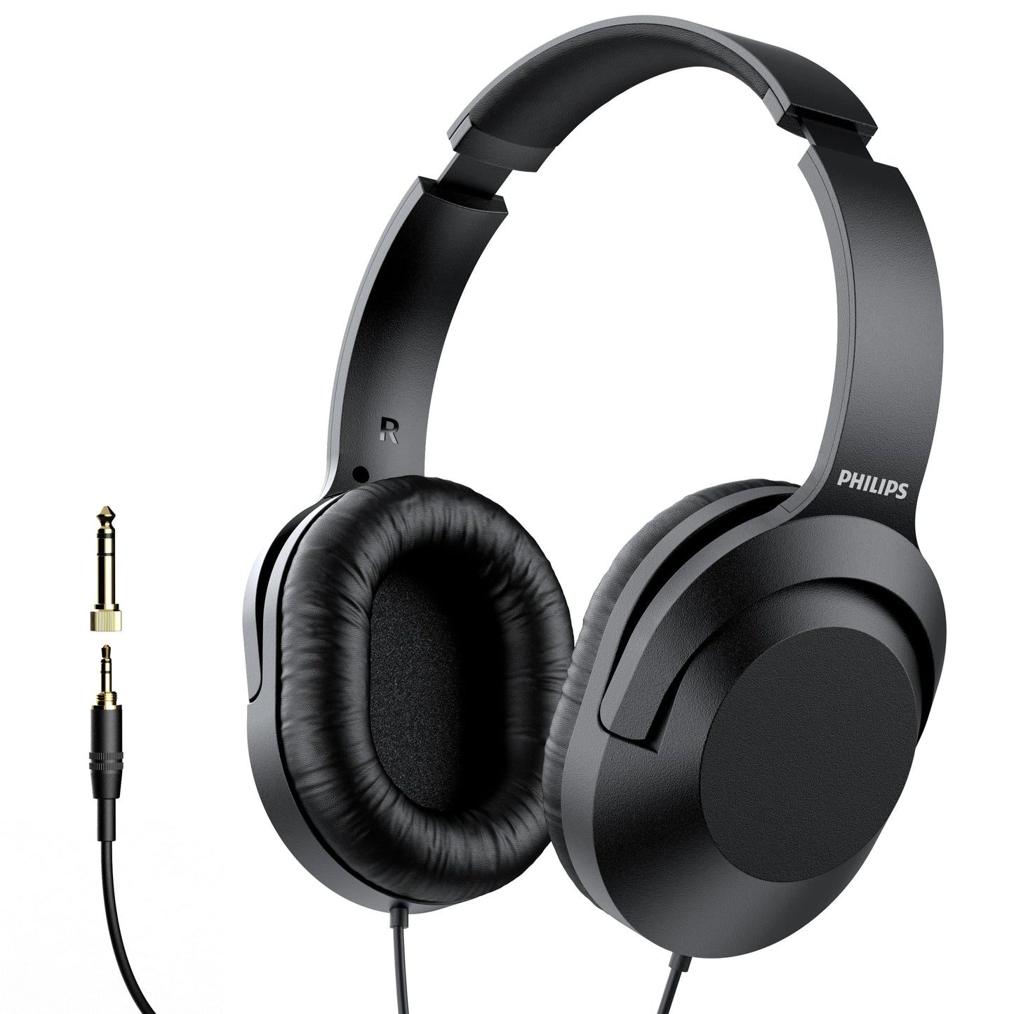 Philips Over Ear Wired Stereo Headphones for Podcasts, Studio Monitoring and Recording Headset for Computer, Keyboard and Guitar with 6.3 mm (1/4")…