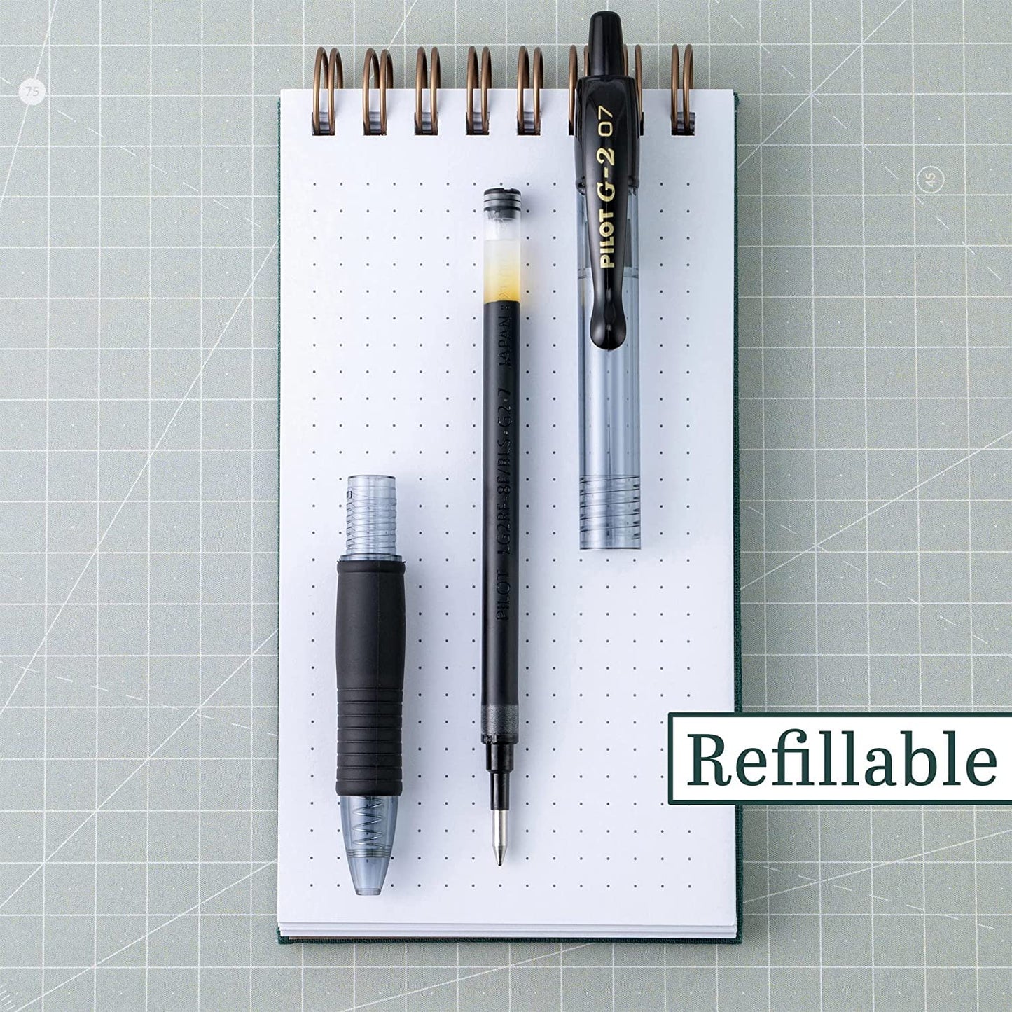 Pilot G2 Premium Refillable & Retractable Rolling Ball Gel Pens, Fine Point, 0.7 mm, 6 Black & 4 Blue Ink Pens, 10-Pack