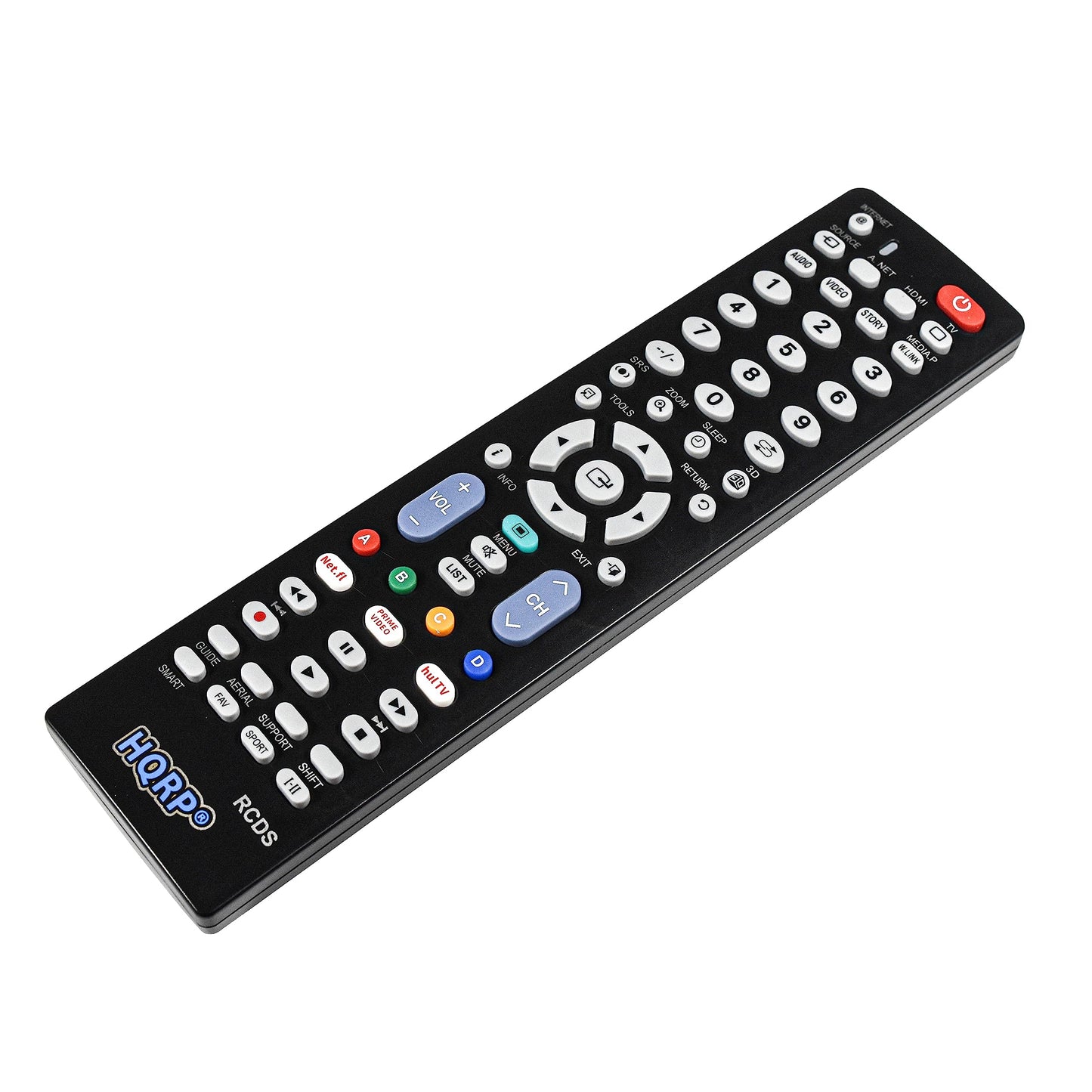 HQRP Remote Control Compatible with Samsung UN55HU7250F UN65HU7250F UN55HU6950F LCD LED HD TV