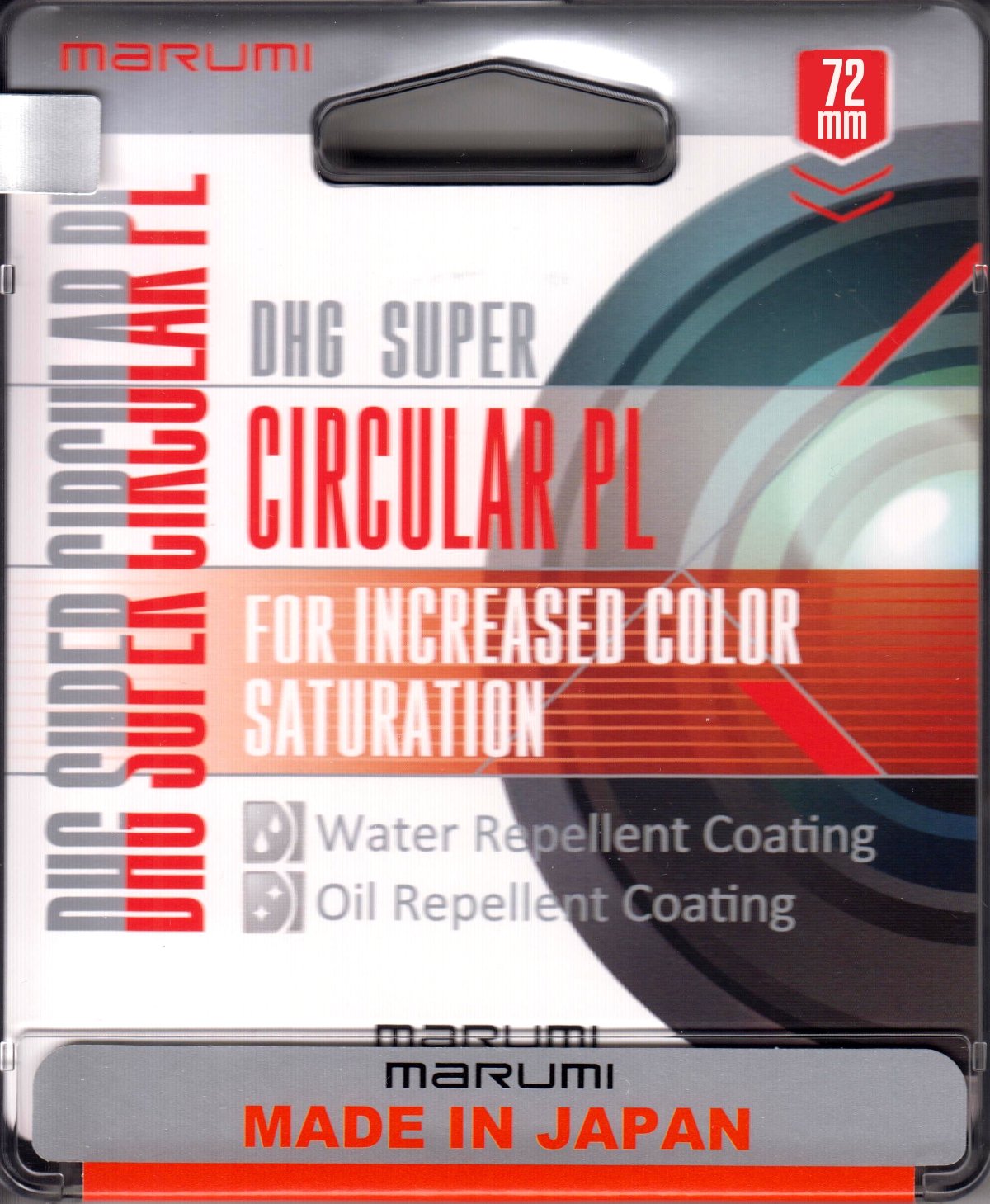 Marumi 72mm 72 Super DHG MC CPL PL.D Slim Thin Filter Circular Polariser made in Japan