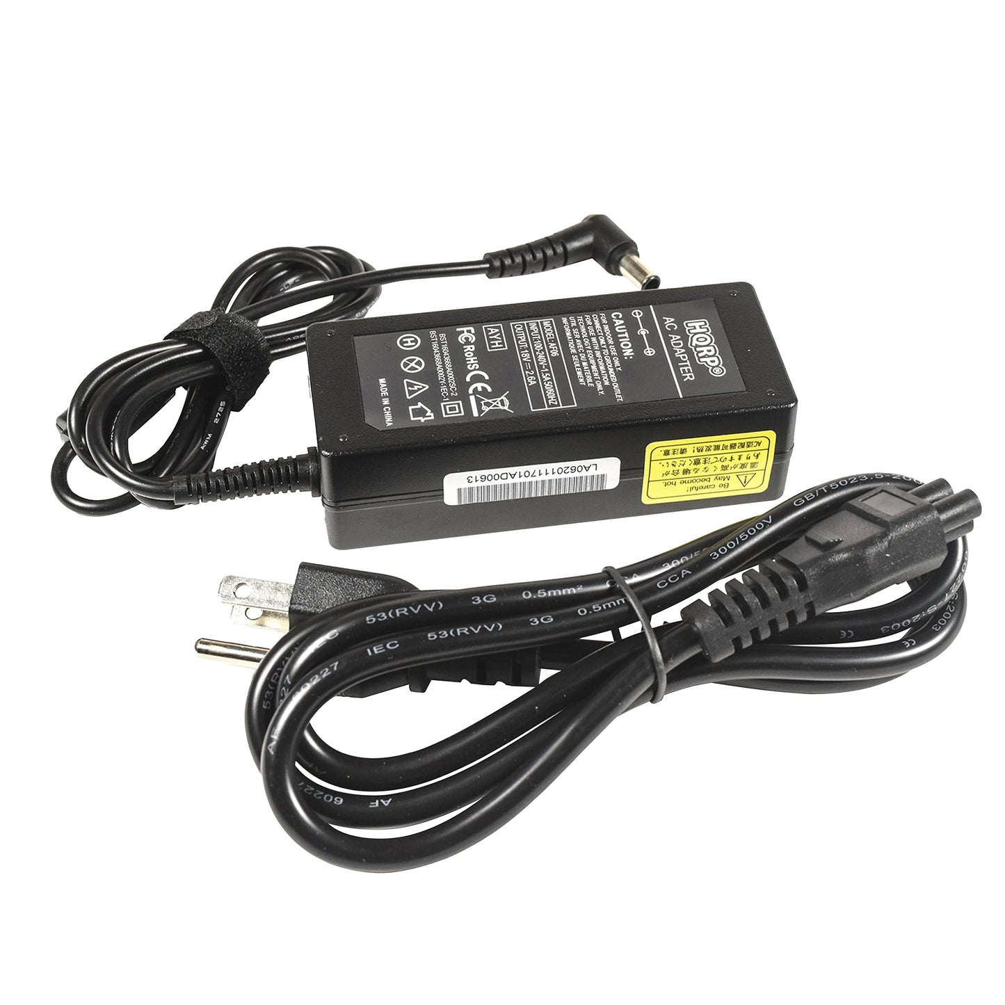 HQRP AC Adapter Compatible with Sony SA-32SE1 SA-40SE1 SA-46SE1 TV Sound Bar System AC-E1826 Power Supply Cord Adaptor, 6.5mm Plug