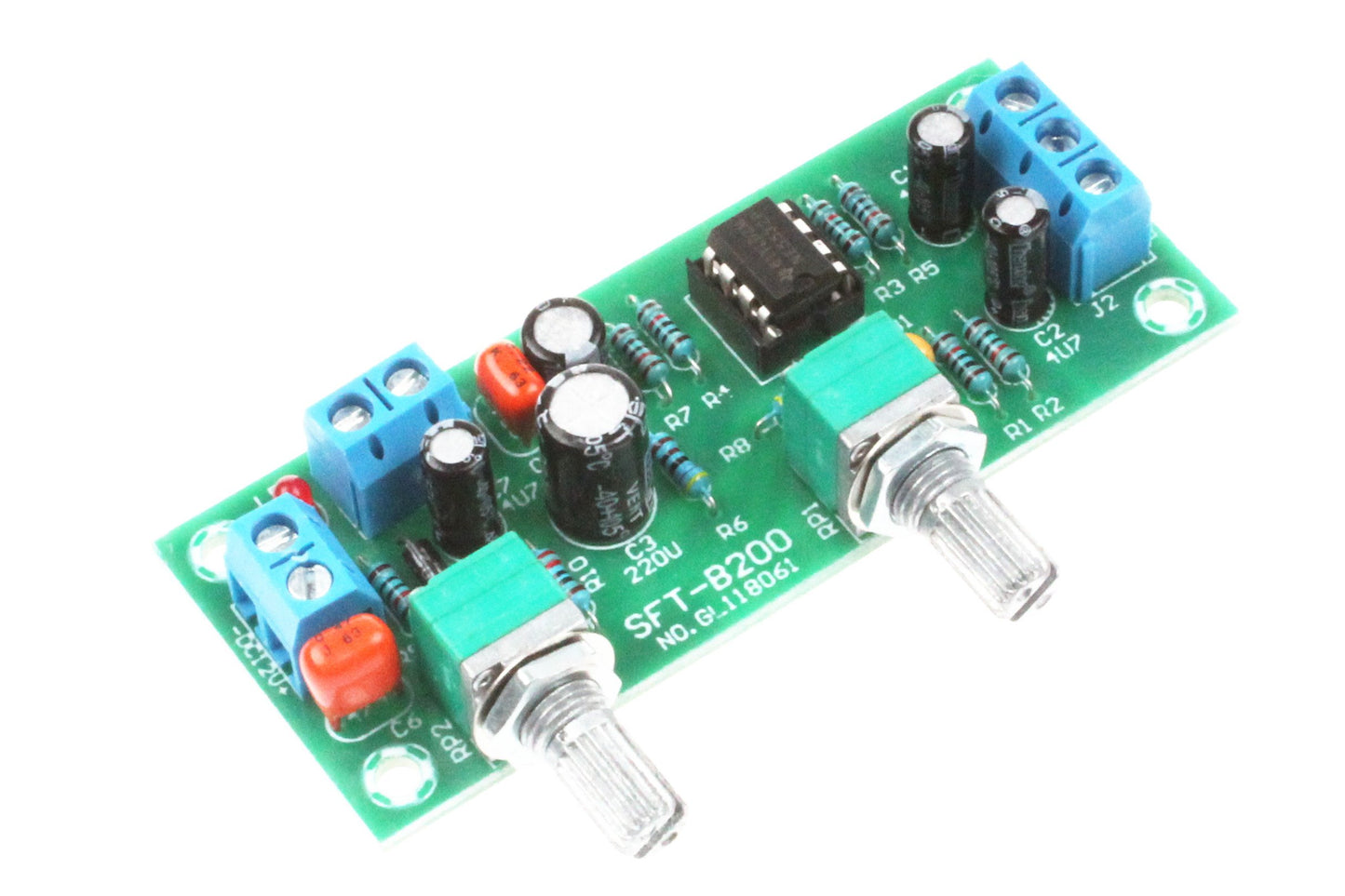 NOYITO NE5532 Single Supply Low-Pass Filter Board DC10-24V 22Hz-300Hz Subwoofer Pre-Amplifier Preamp Board