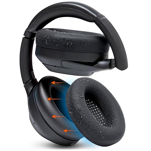 WC SweatZ XM4 - Patented Protective Earpad Sweat Covers for Sony WH1000XM4 by WC | Silicone Ear Covers for Sony WH-1000XM4 Headphones | Sweatproof