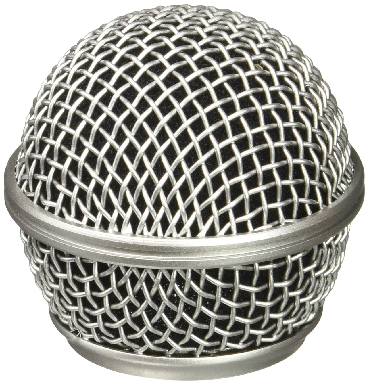 Performance Plus M58S Mesh Grill Replacement for Shure SM58-Original Brushed Nickel