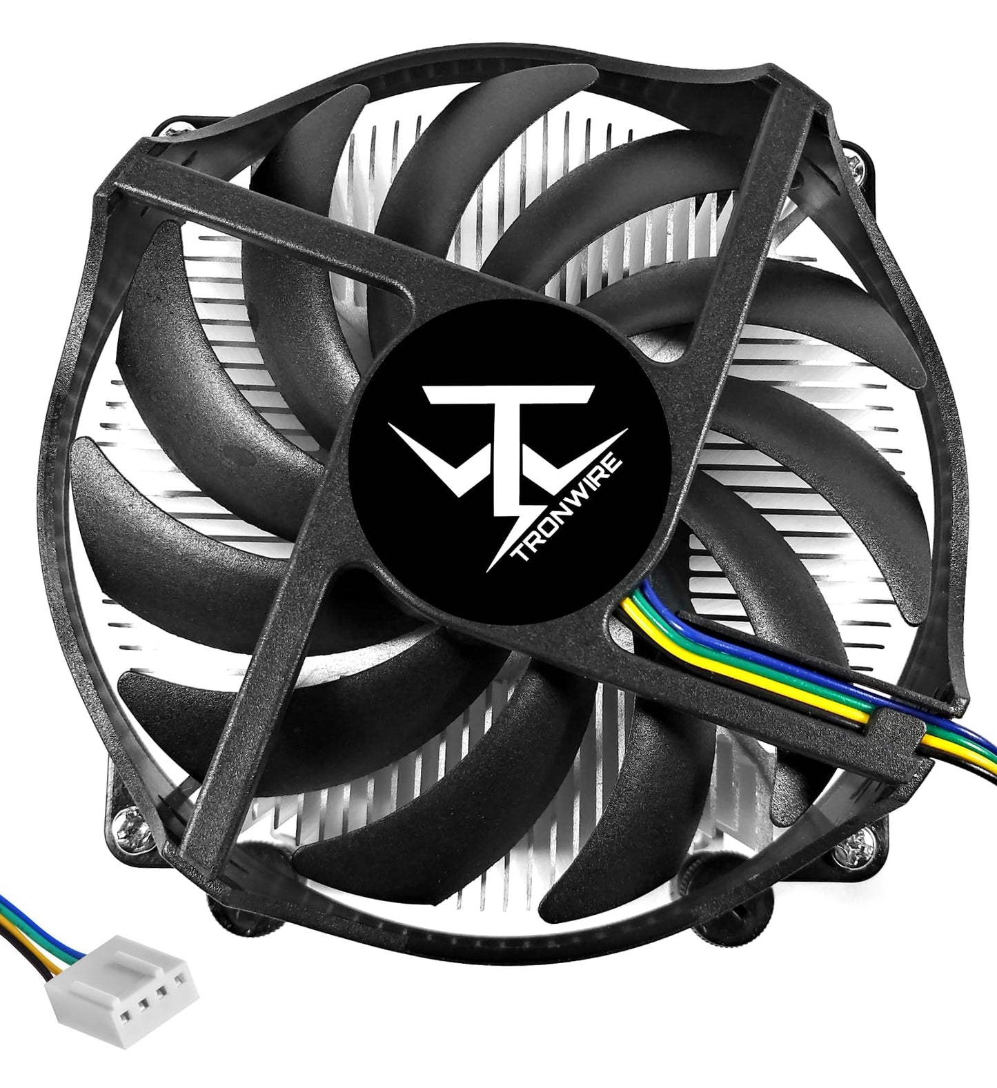TRONWIRE TW-28 CPU Cooler Aluminum Heatsink 4-Pin PWM 92mm Low Profile 3000 RPM Fan Pre-Applied Thermal Paste for AMD Socket AM5 AM4 Desktop PC