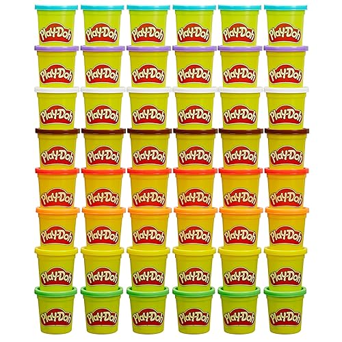 Play-Doh Bulk Pack of 48 Cans, 6 Sets of 8 Modeling Compound Colors, 3oz, Back to School Gifts & Prizes for Students & Classroom, Preschool Toys…