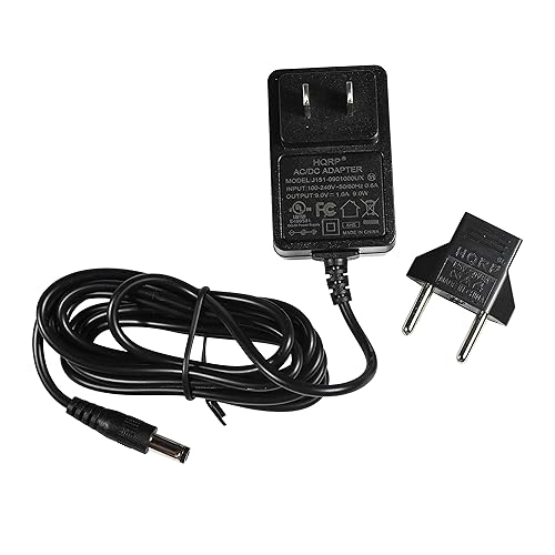 HQRP 9V AC Adapter Compatible with LifeCORE Fitness LC-900-RB 900 Recumbent Bike, VST-V6 Variable Stride Trainer, CD400 Center Drive Elliptical…