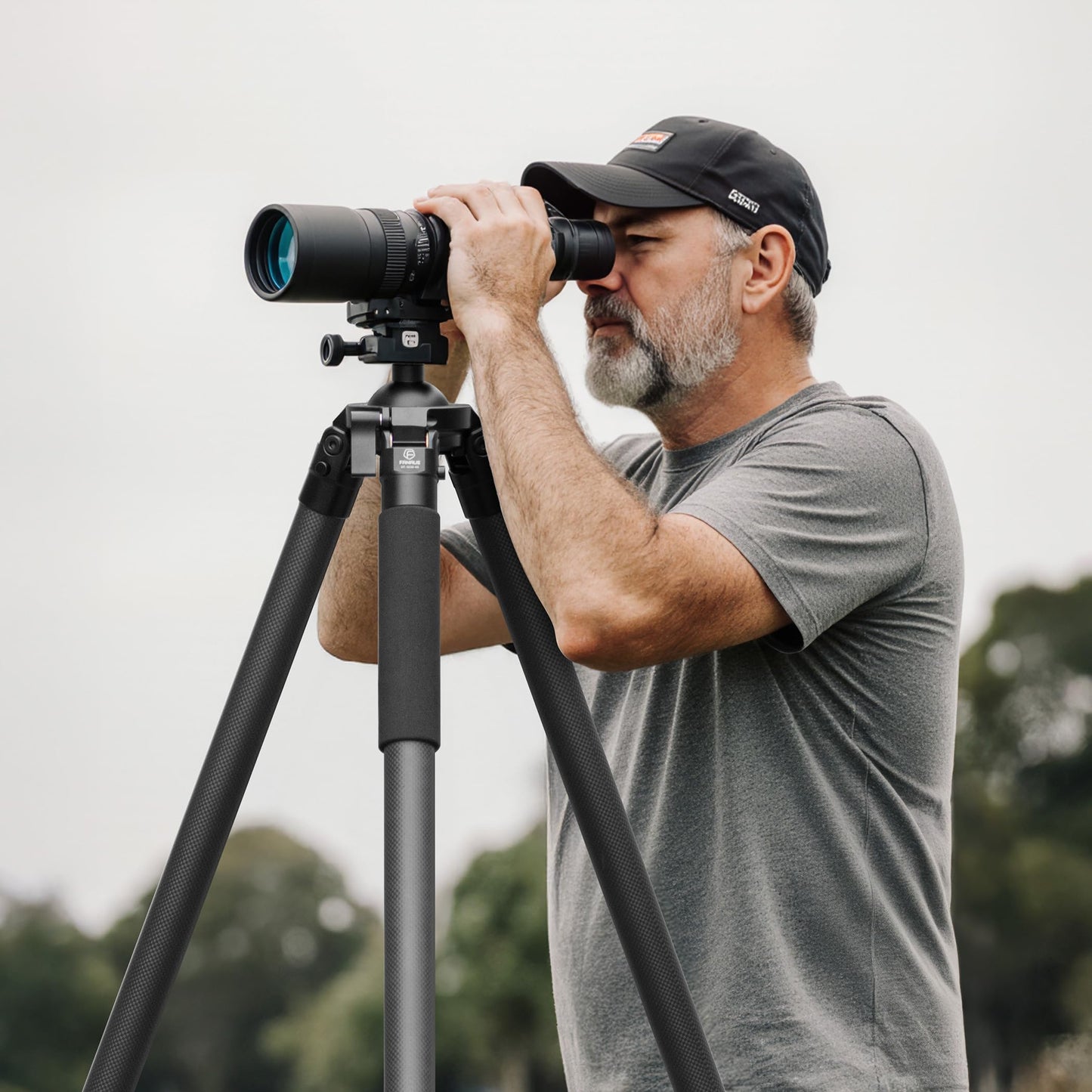 FANAUE HT-3630-65 Carbon Fiber Tripod with 65mm Ball Head - 360° Rotation, ARCA-Swiss Quick Release - 30KG Load, Lightweight & Heavy Duty,Photography