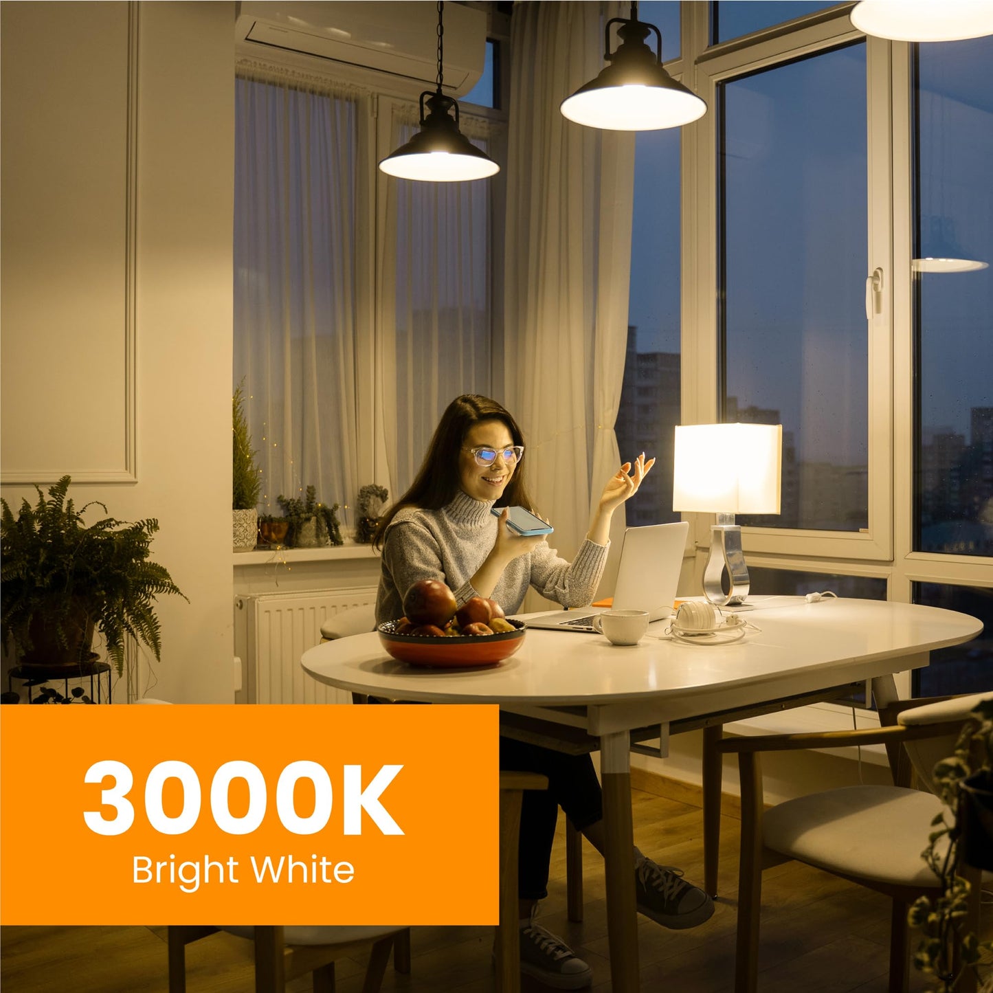 FEIT BPG940/830/LED 500 Lumen Warm White G9 LED Light Bulb