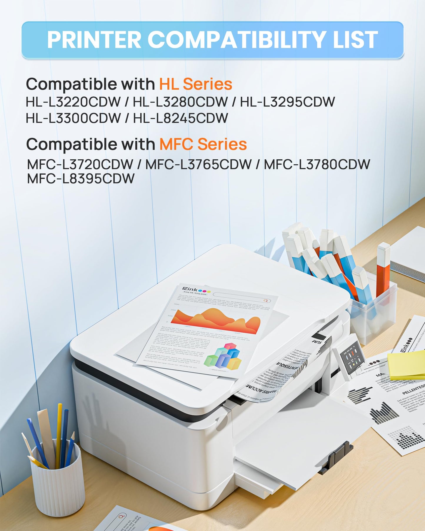E-Z Ink Compatible Replacement for Brother TN229XL Toner Cartridges 1Yellow