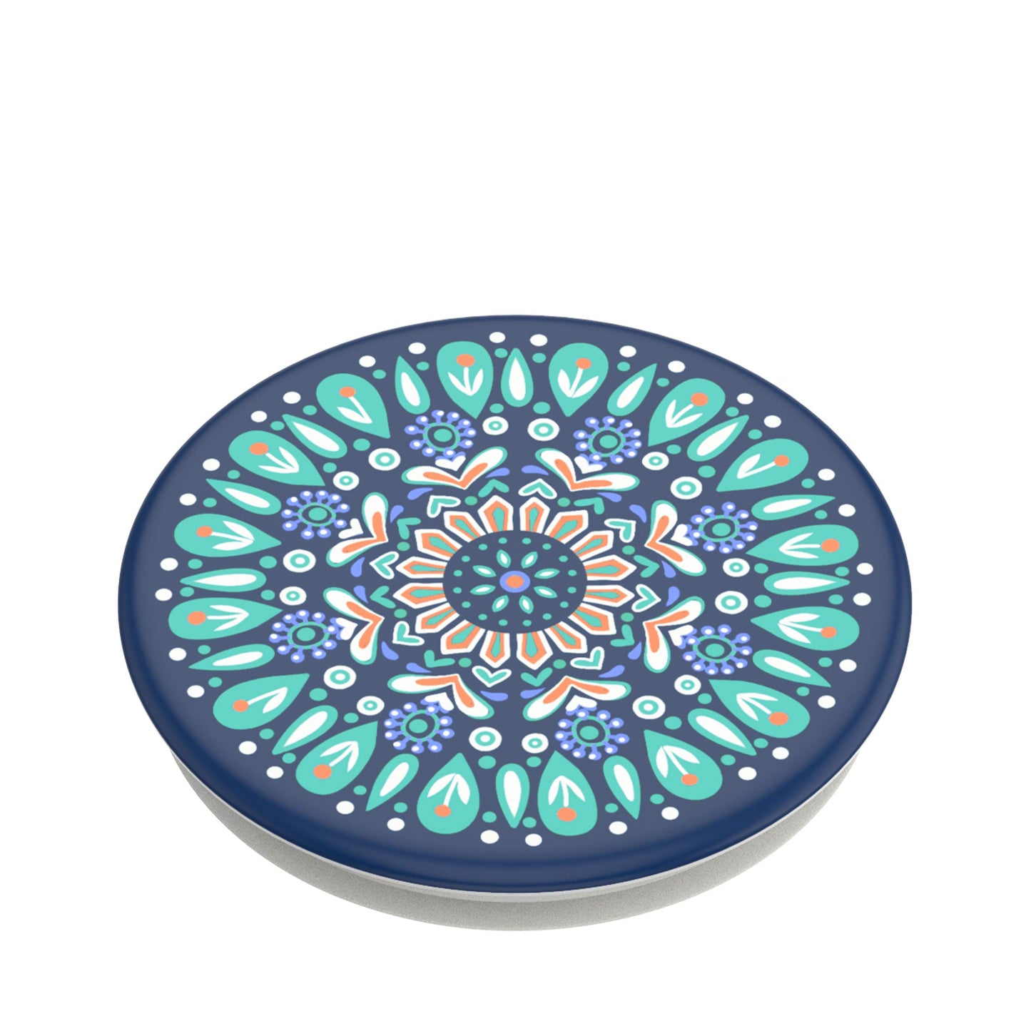 PopSockets: PopGrip with Swappable Top for Phones and Tablets - Butterfly Mandala Teal