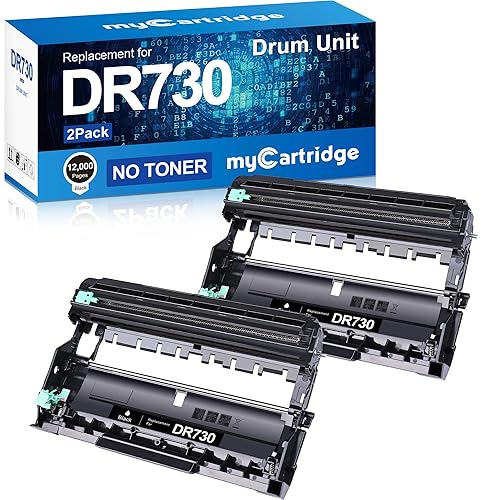myCartridge Compatible DR730 Drum Unit Replacement for Brother DR-730 DR730 DR 730 to Compatible with MFC-L2710DW MFC-L2750DW HL-L2370DW HL-L2395DW