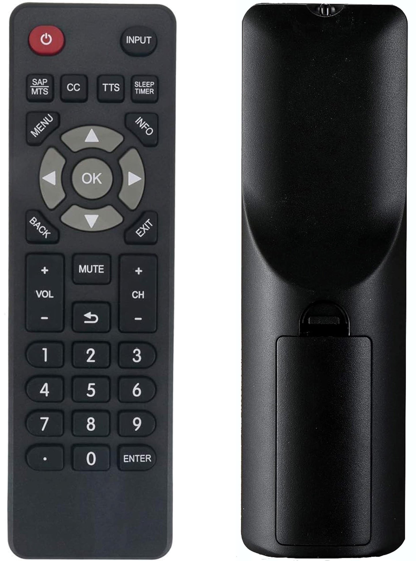 ONC18TV001 TV Remote Control Replacement for ONN TVs 65'', 55'', 52'', 47'', 46'', 42'', 40'', 39'', 37'', 32'' FHD 1080P LED TV