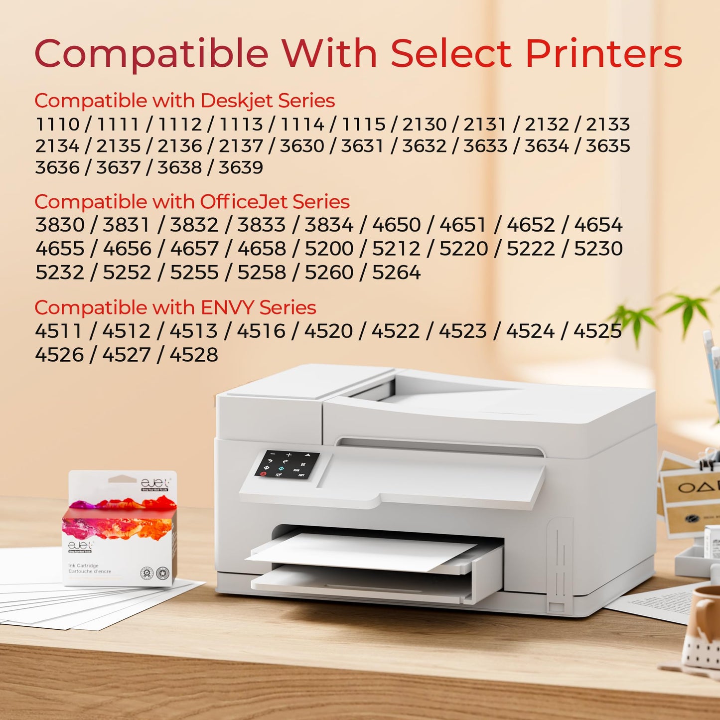 63XL Black Ink Cartridges Replacement for HP Ink 63 Black Ink Cartridges