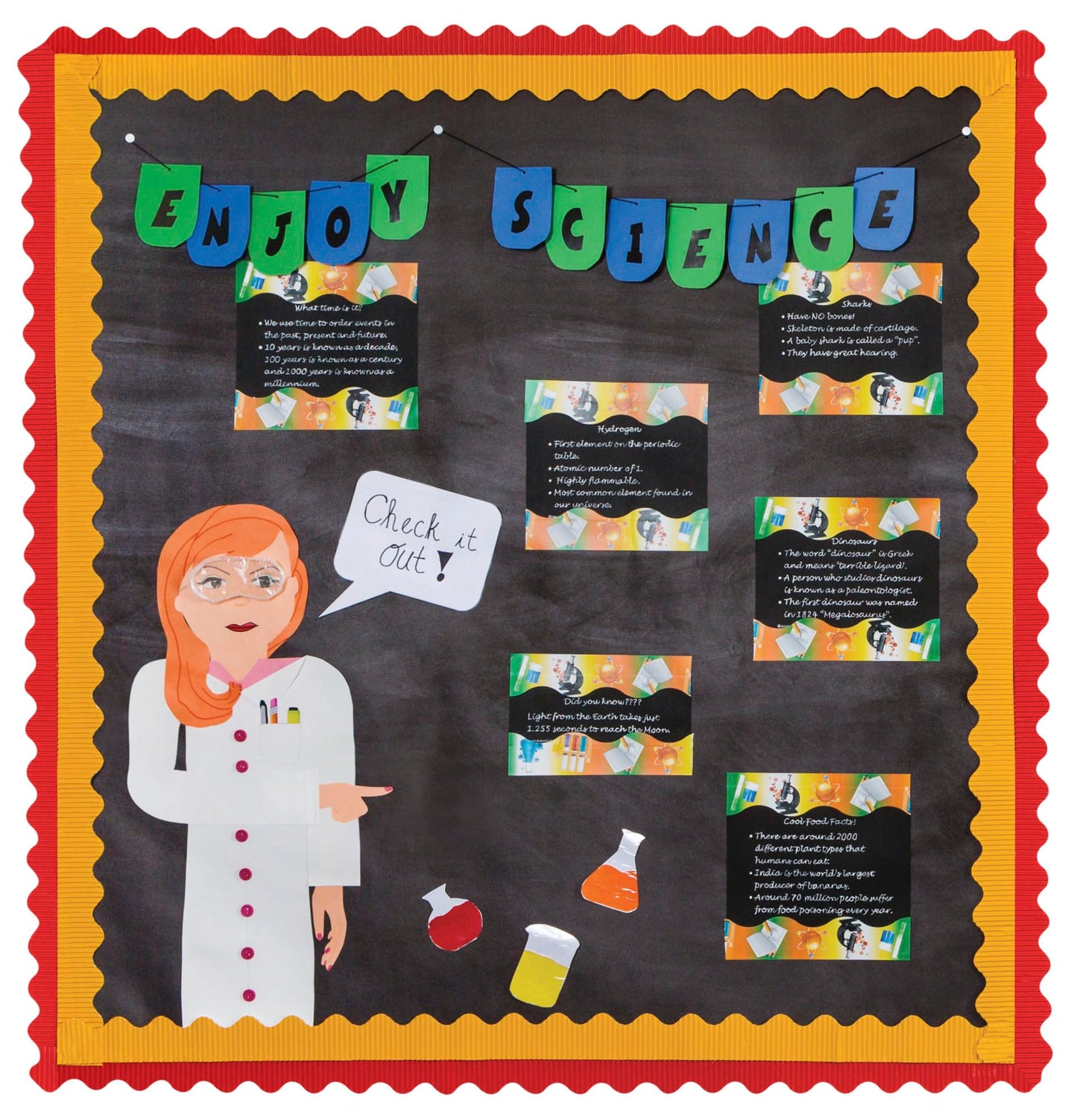 Fadeless Bulletin Board Paper, Fade-Resistant Paper for Classroom Decor, 48” x 50’, Chalkboard, 1 Roll