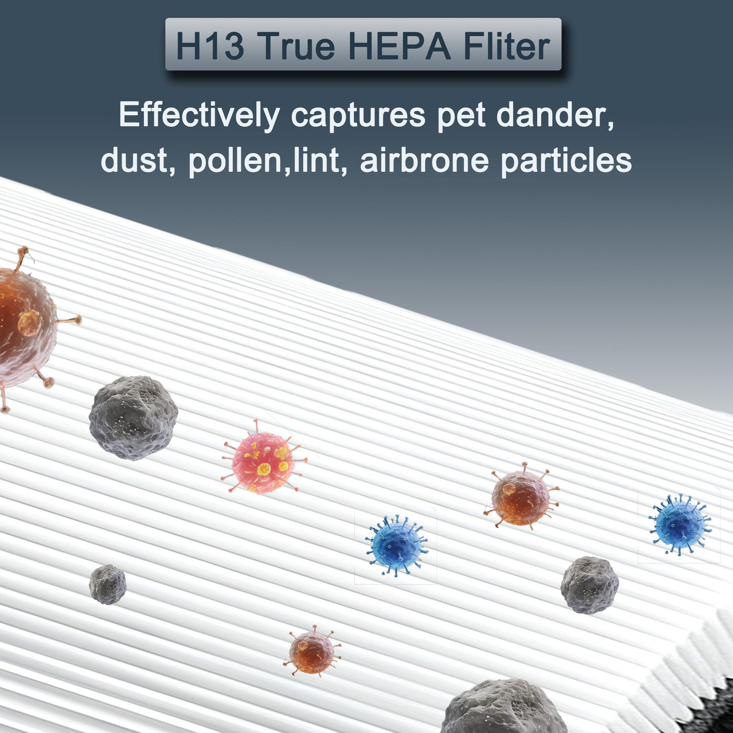 511i Max Replacement Filter Compatible with Blueair Blue Pure 511i Max Filter F5MAX Air Purifier with H13 True HEPA and Activated Carbon Restores