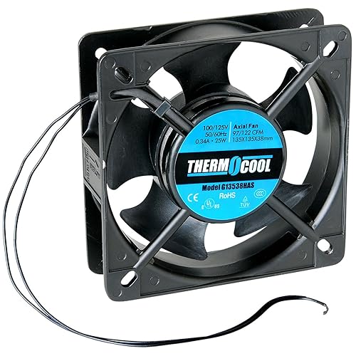 Thermocool Axial Cooling Fan 110V 97CFM 5.3" X 5.3"