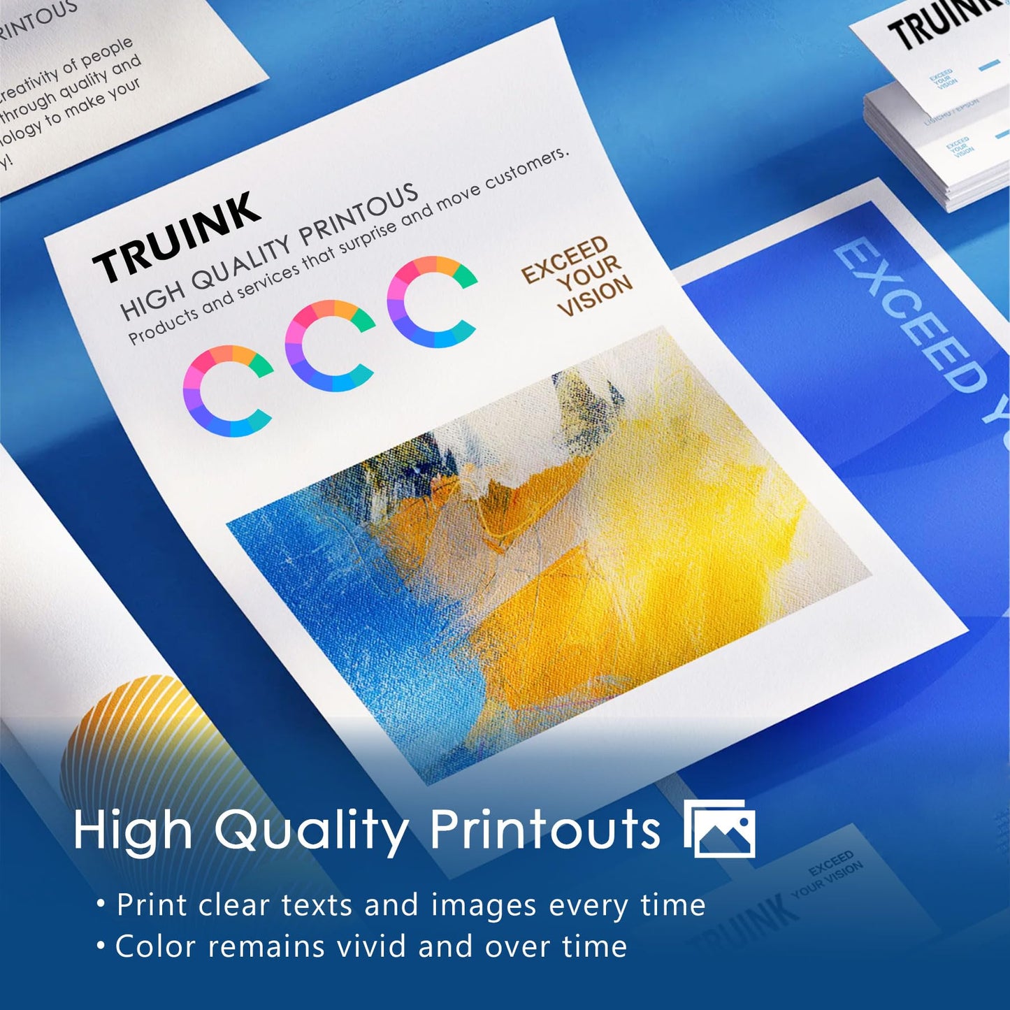 TRUINK 31XL 32XL Ink Cartridge 6-Pack Replacement for HP 31 and 32 Combo Pack Compatible with HP Smart Tank 7301 7001 5101 5000 5102 Printer Ink (6PK