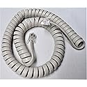 Off White 9 Ft Short Handset Cord Compatible with Panasonic Phone KX T7000 TS TSC Series T7020 T7030 T7050 T2335 T2355 T2365 TS105 TS108 TS208 TSC11