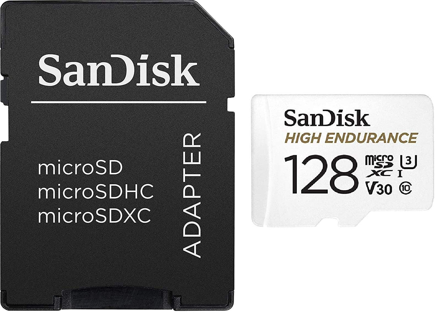 SanDisk High Endurance 128GB TF Card MicroSDXC Memory Card for Garmin Dash Cams 57, 67W, Mini 2, 47 Series (SDSQQNR-128G-GN6IA) Class 10 Bundle