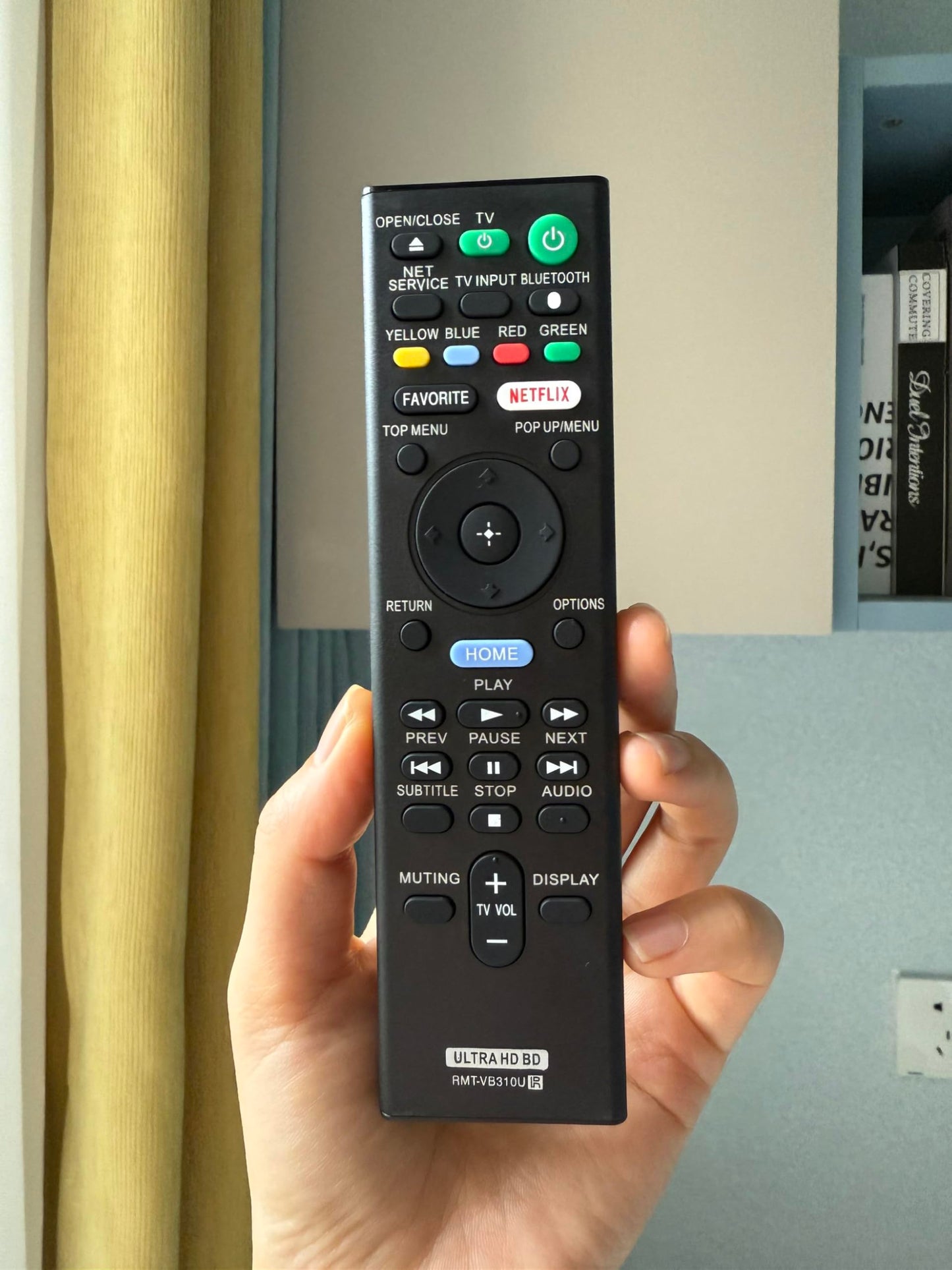 Replacement Remote Control for Sony Blu-ray DVD Player UBPX1000ES UBPX800 UBP-X800M2 UBPX800M2 UBP-X800 UBP-X1100ES UBP-UX80 UBP-X1000ES UBPUX80