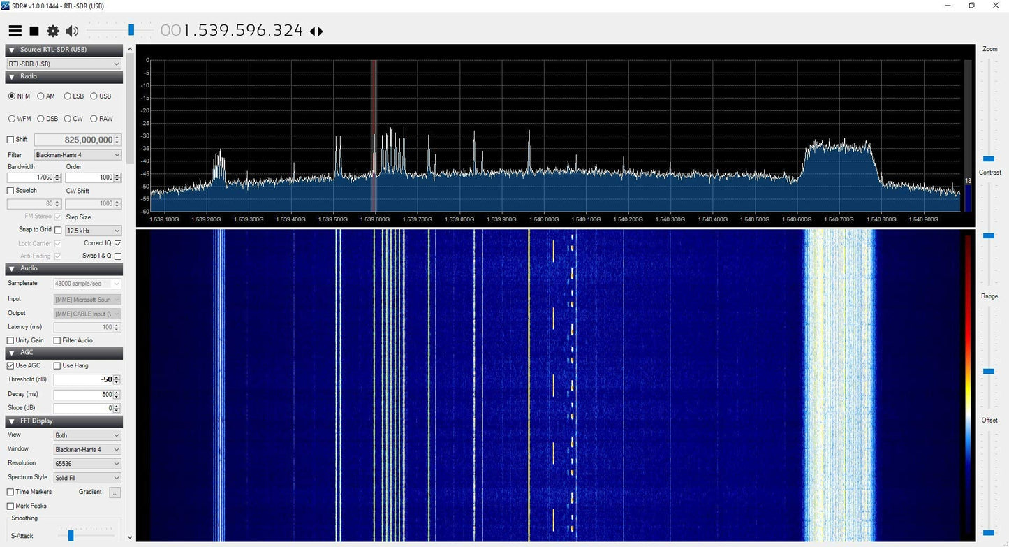 RTL-SDR Blog Active L-Band 1525-1660 Inmarsat to Iridium Patch Antenna Set