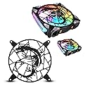 SplashNColor Dragon Fan Cover Compatible with Noctua and Other CPU Coolers & Fans, ARGB 120mm Quiet PC Case Accessories, Gaming Desktop Computer Setup