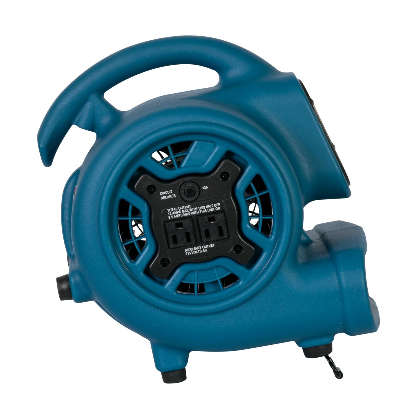 XPOWER P-260AT Freshen Mini Mighty Scented Air Mover, Utility Fan, Dryer, Blower with Power Outlets & Timer-1/5 HP, 800 CFM, 4 Speeds