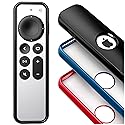 ReliaMount Case for Apple TV Remotes - Premium Drop Protection and Comfortable to Hold - Designed in USA (Premium Black with Soft Microfiber Lining)