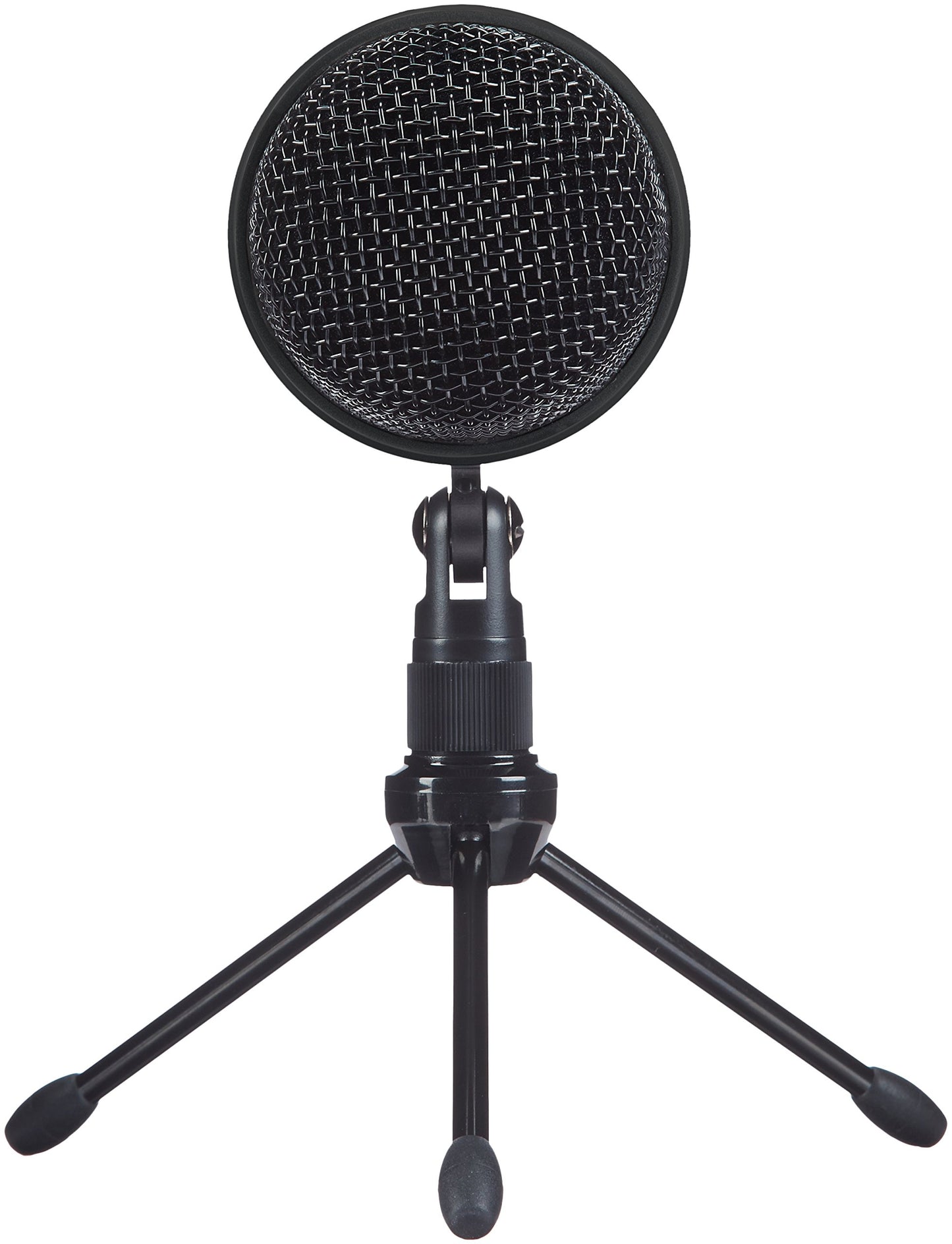 Amazon Basics Mini USB Condenser Microphone for Online Meeting, Gaming, Podcast, Black