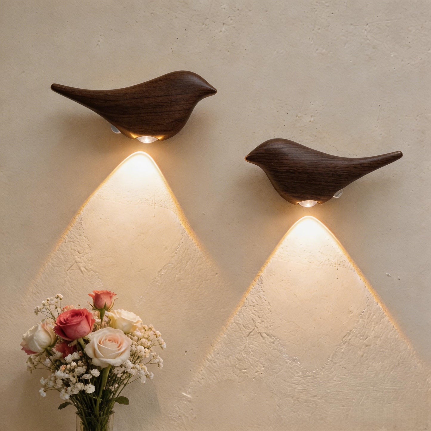 Lumiscintyrws Cute Bird Night Light: Motion Sensor Lights Indoor - Magnetic Mounting & 3 Color Dimmable - One Charge Three Weeks of Worry-Free Use