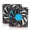 SING F LTD 2X Standard Computer Fans PC Case Cooling Cooler Fans Brushless Silent 80x80x10mm DC 12V 2Pin