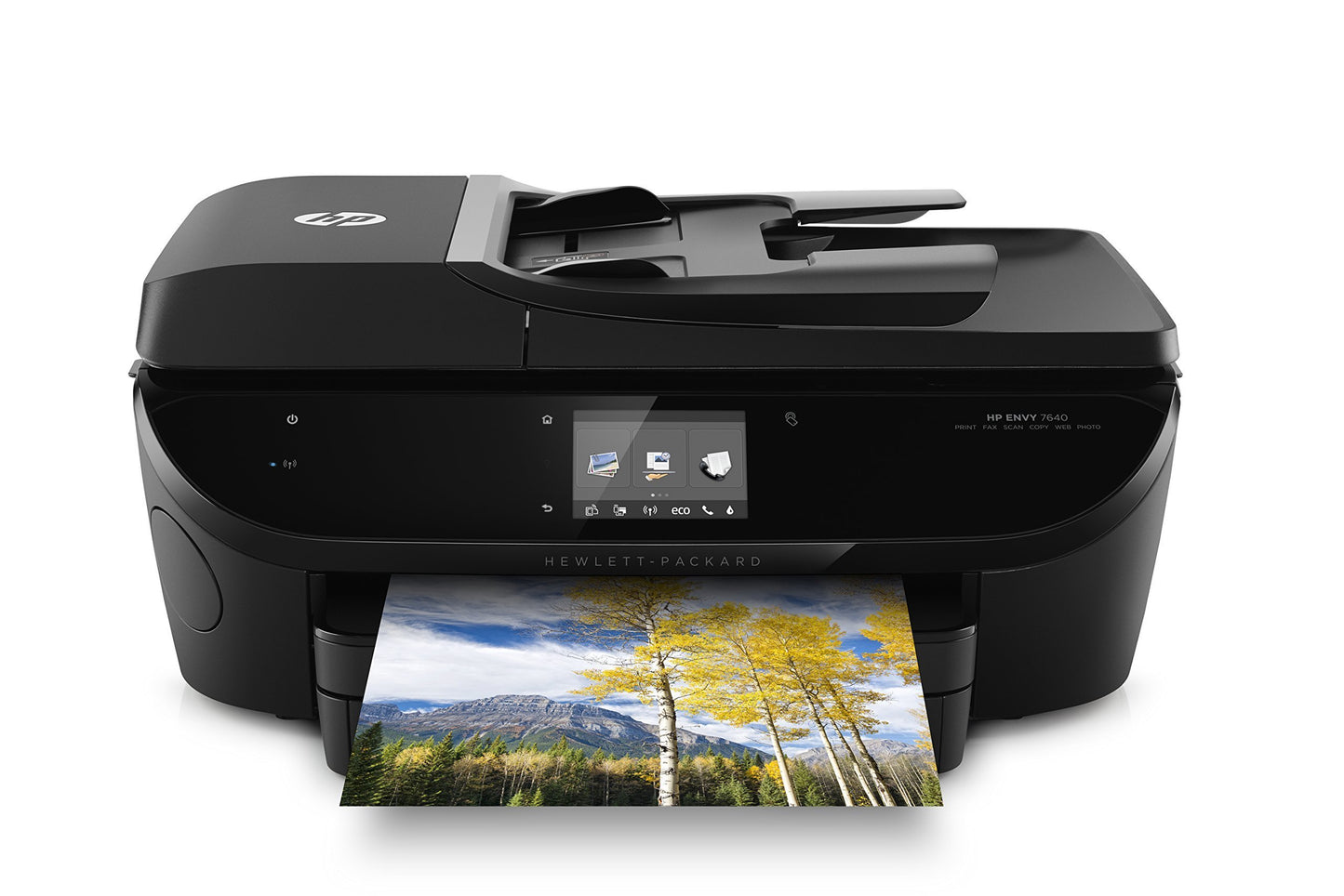 HP ENVY 7640 Wireless All-in-One Photo Printer with Mobile Printing, HP Instant Ink & Amazon Dash Replenishment ready (E4W43A) (Renewed)