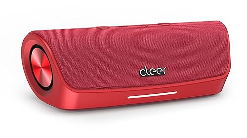 Cleer Scene Portable Bluetooth Speaker,IPX7 Waterproof,Powerful Sound and Deep Bass,Built-in Echo and Noise Canceling Microphone,12 Hours Battery,for