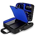 USA Gear PS4 Travel Case - Travel Bag Compatible with Playstation 4 Slim, Playstation Pro and PS3 - Carrying Case with Customizable Interior for PS4