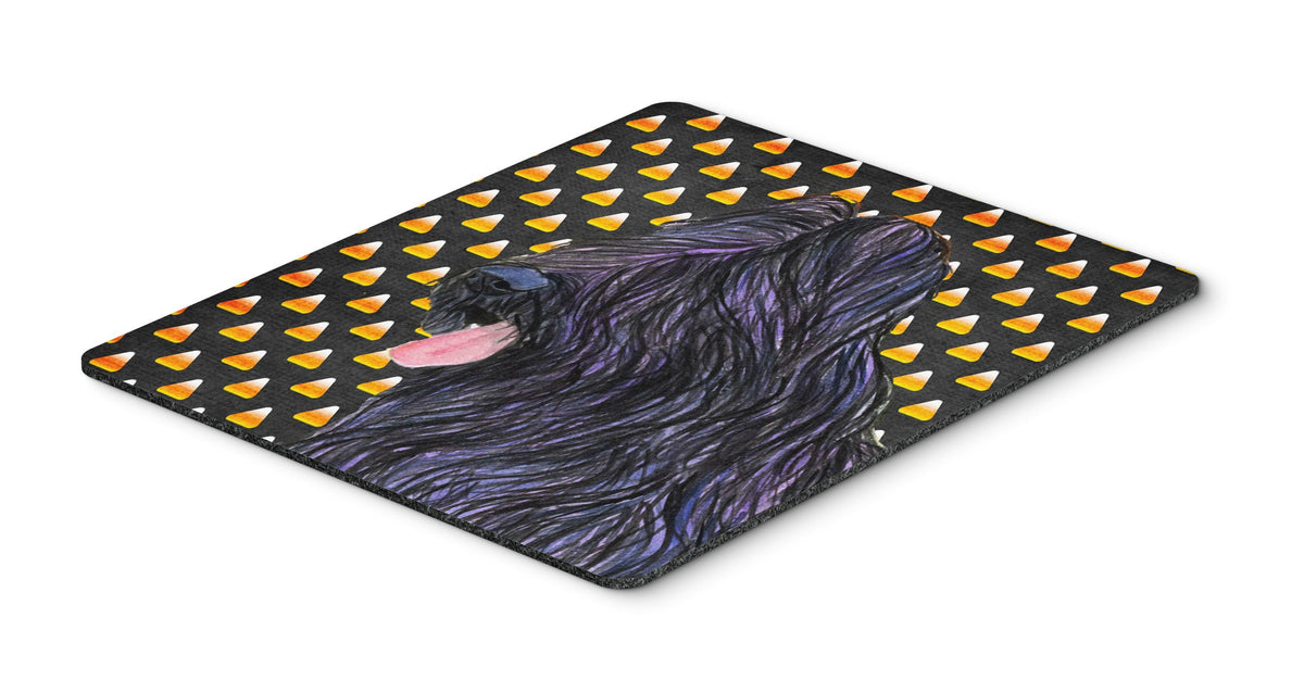 Caroline's Treasures SS4283MP Briard Candy Corn Halloween Portrait Mouse Pad, Hot Pad or Trivet for Home Office Gaming Working Computers Laptop Mouse