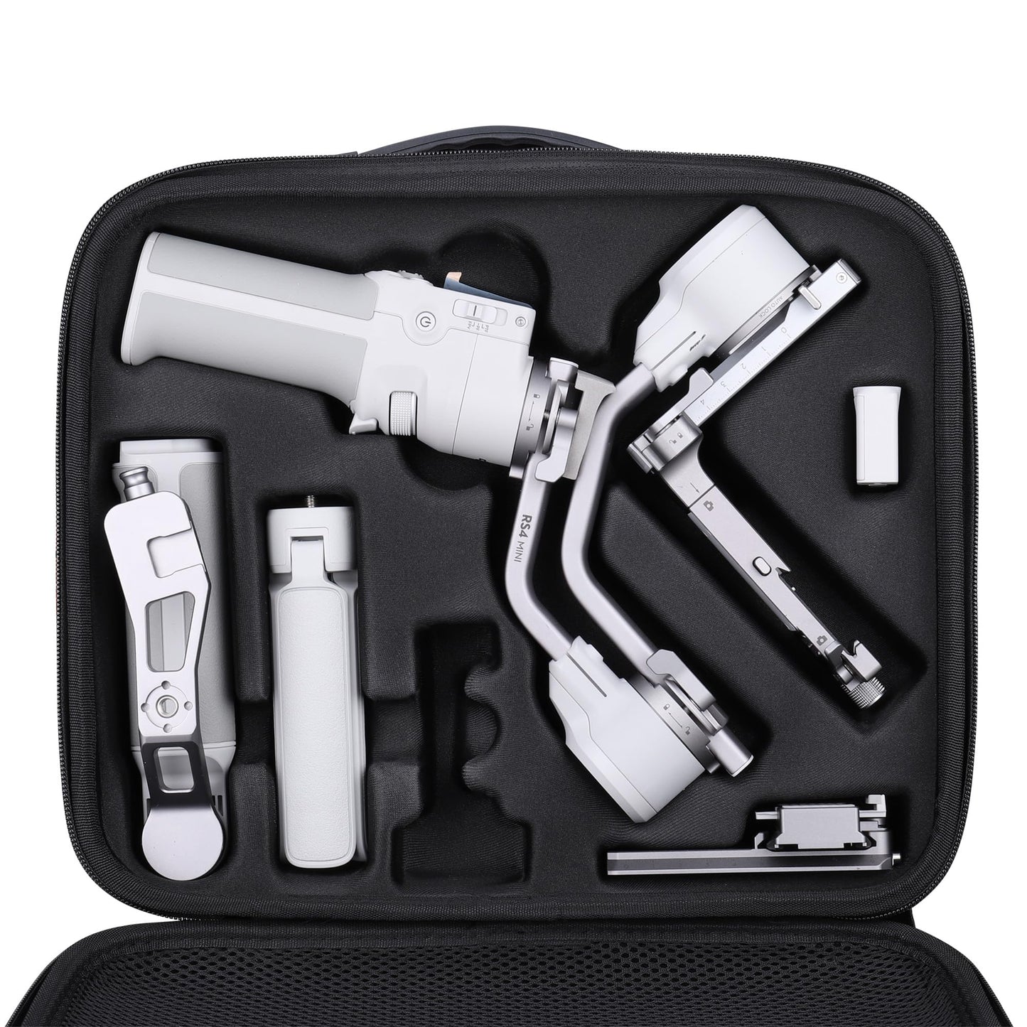 PONYRC RS 4 Mini Carrying Case, Waterproof Portable PU leather Storage Shoulder Bag Travel Case for DJI RS 4 Mini Creator Combo Gimbal Lightweight