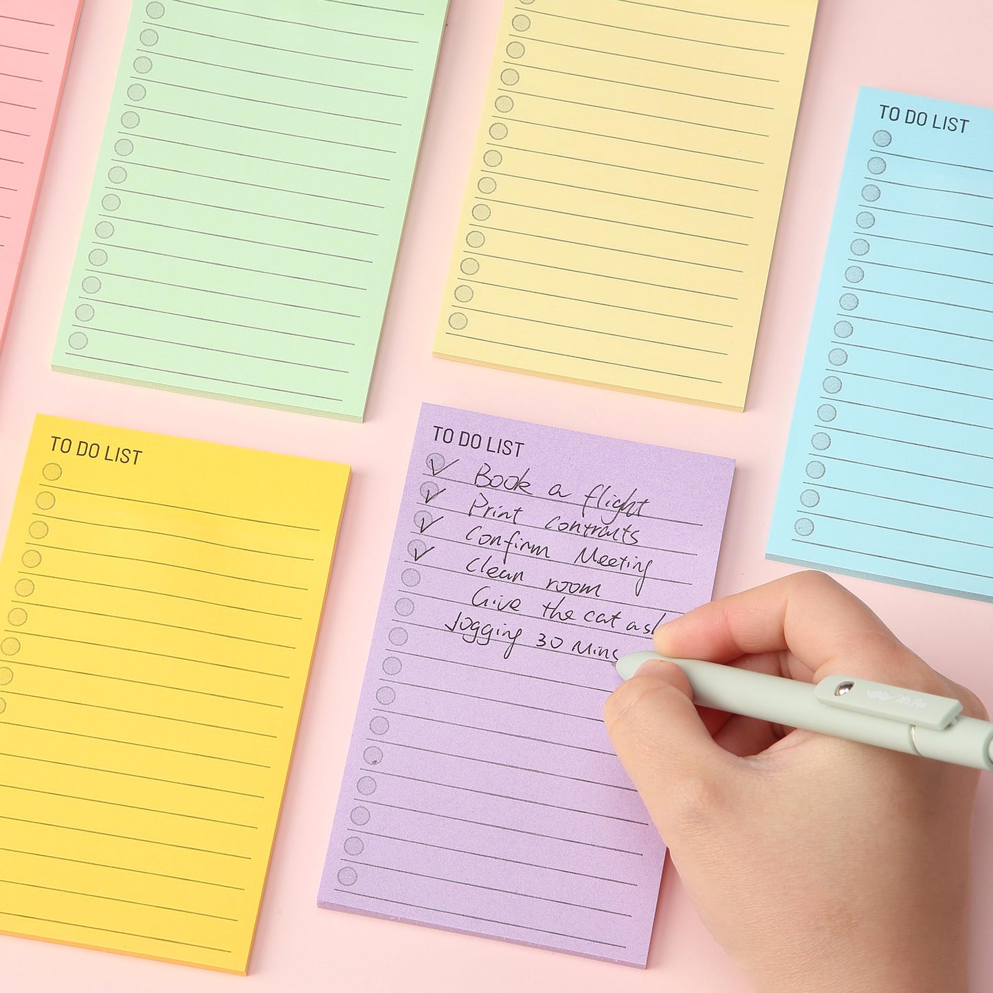 Mr. Pen- to Do List Sticky Notes, 3” x 5”, 9 Pads, 360 Sheets