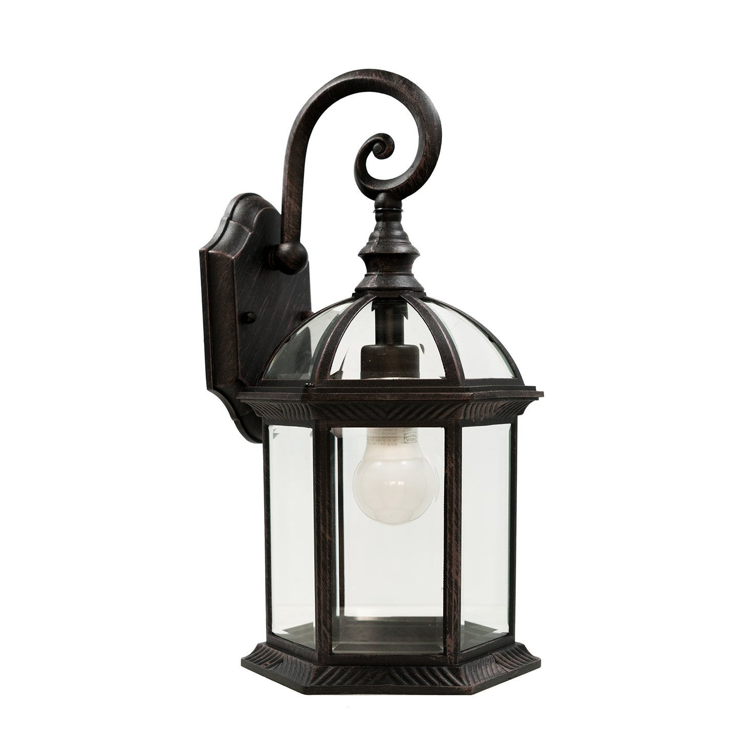 Trans Globe Lighting 4181 BK Wentworth Collection 15 Inch One Light Outdoor Wall Lantern I Black Finish I Traditional Style Light Fixture I