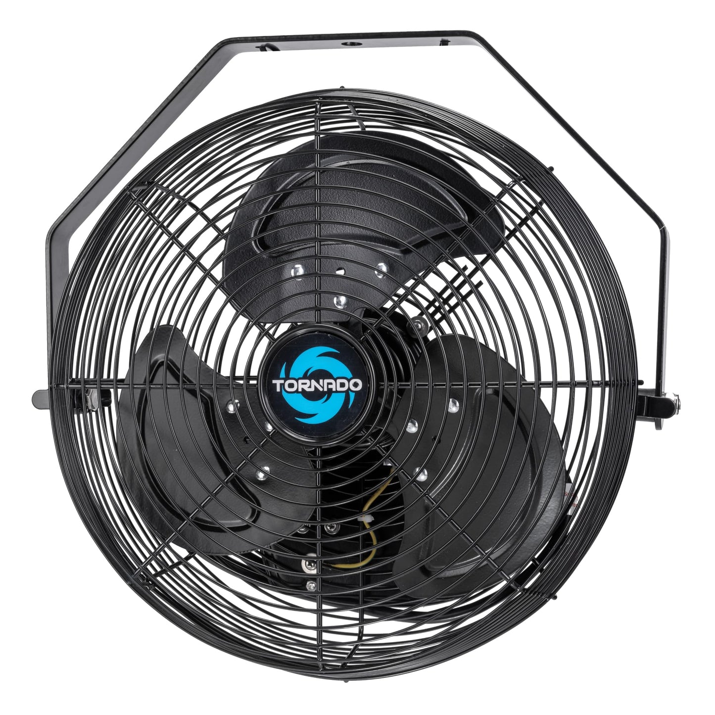 Tornado 12 Inch Outdoor Water-Resistant Wall Mounted Fan IPX4 Rated 3 Speed High Velocity Meatl Wall Fan For Commercial, Industrial, Residential, 6.6