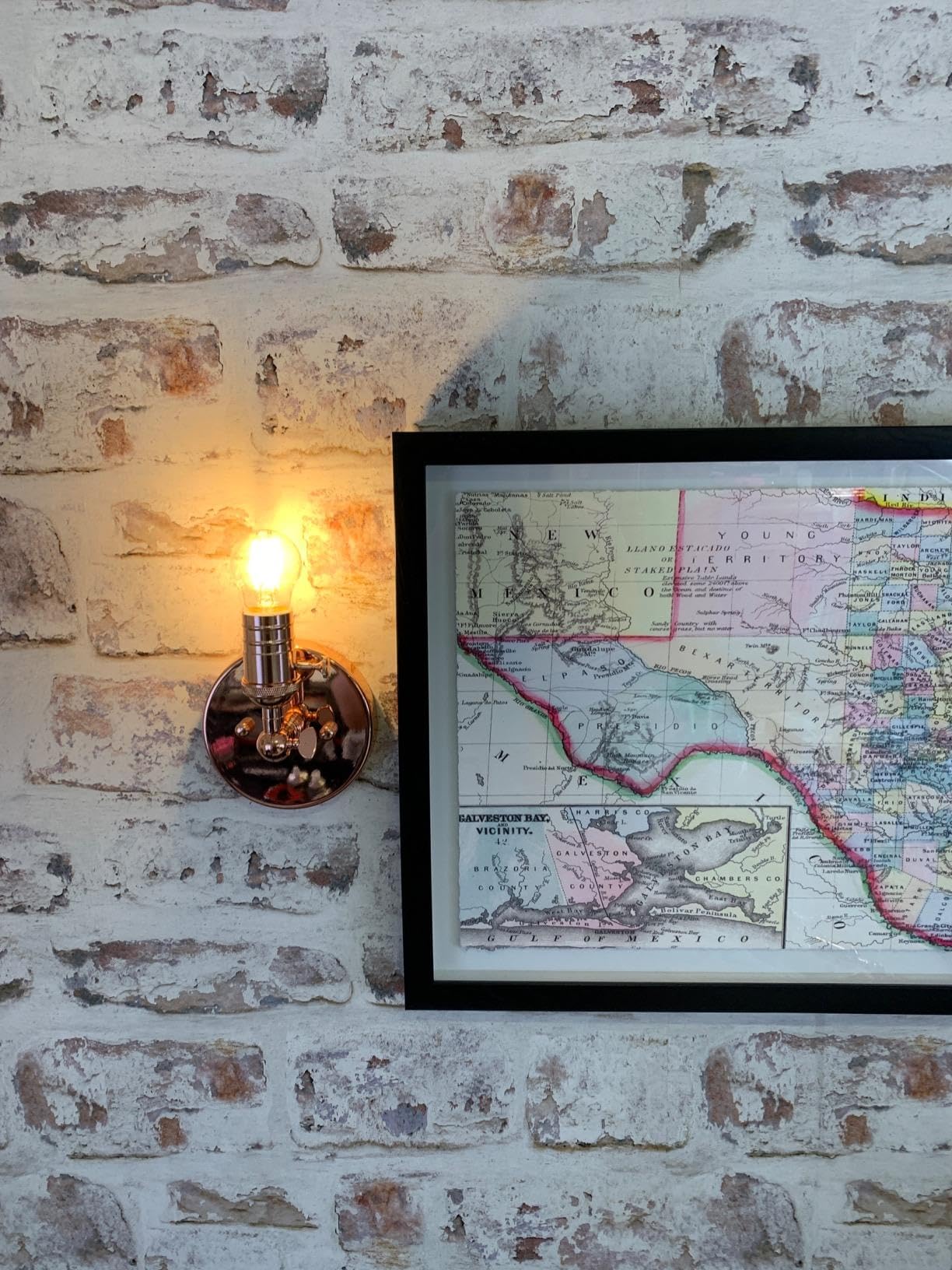 PERMO Vintage Single Sconce Light with On/Off Switch Wall Sconces Set of 2 Brushed sconces wall Lighting