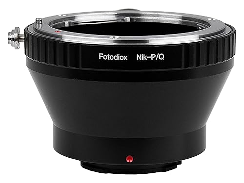 Fotodiox Lens Mount Adapter, Nikon, Nikkor Lens to Pentax Q-Series Camera, fits Pentax Q Mirrorless Cameras