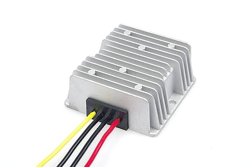 KNACRO DC 24V 10A 240W Waterproof DC Synchronous Boost Converter Regulator DC-DC 9V 12V 9-22V Step-up to 24V 10A 240W Step-up Power Supply Circuit…
