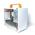 SharGwa PC K77s Matx Case Small Compact Mini Tower Gaming PC Case Supports 28cm GPU 120 Water Cooling and ATX/SFX Power Supply (with Transparent